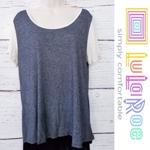 LuLaRoe Tops - Lularoe Grey Classie Tee LuLaRoe Tops - Lularoe Grey Classie Tee